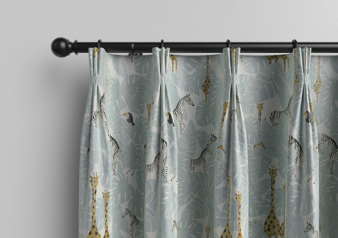 Wild Thing, Powder Blue - Made to Measure Curtains - Image 11